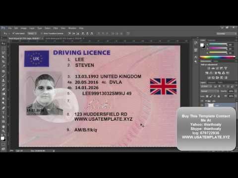 drivers license template torrent